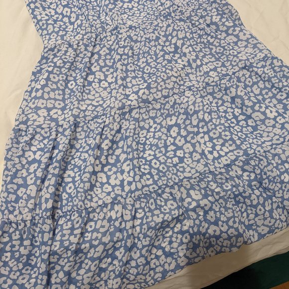 Blue Leopard Mini Dress - Picture 5 of 5